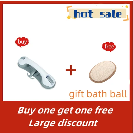 

Shower Handle Safety Helping Handle Anti Slip Support Toilet Bathroom Safe Grab Bar Handle Vacuum Sucker Suction Cup Handrail