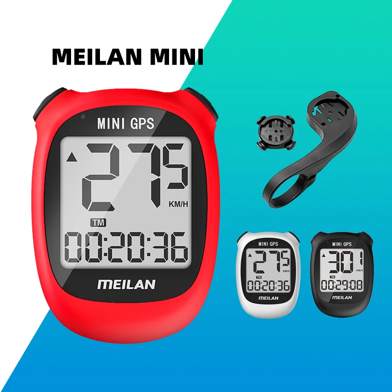 

Meilan M3 MINI GPS Bike computer bicycle GPS Speedometer Speed Altitude DST Ride time Wireless red youth bicycle computer