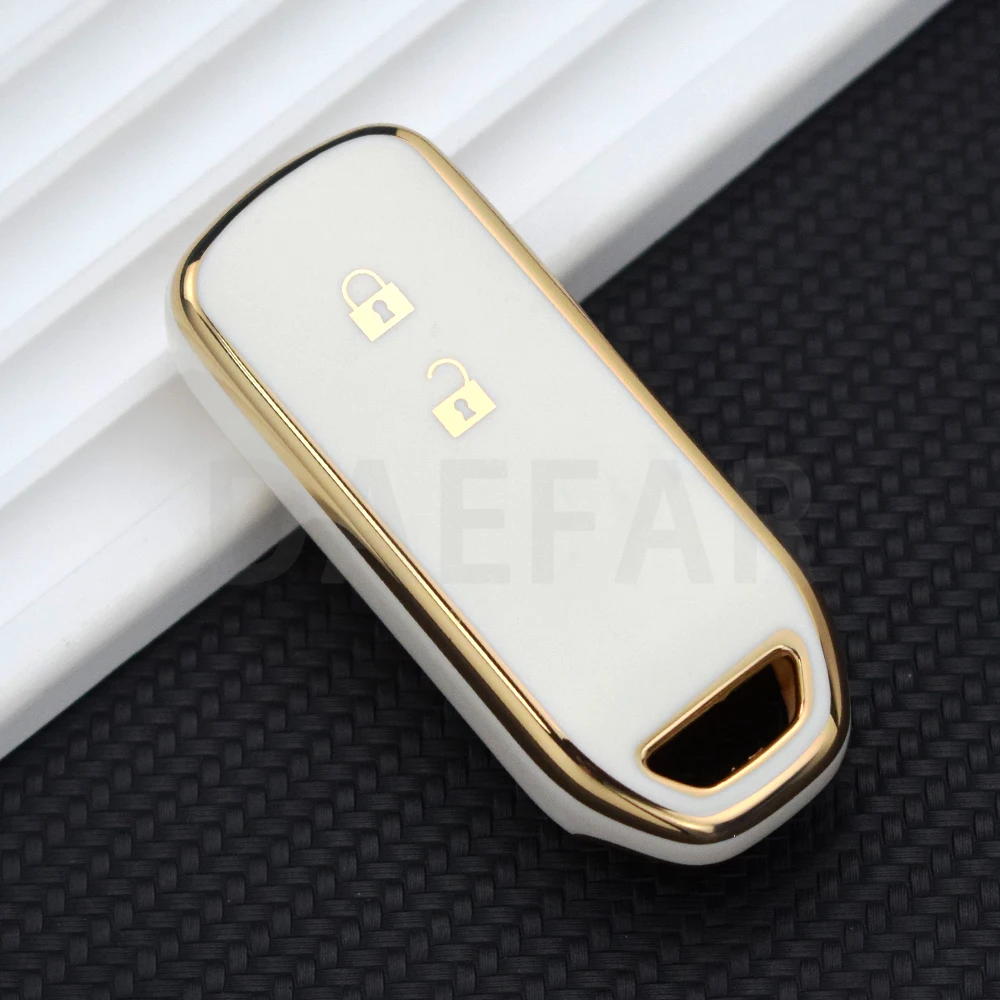 

Чехол для автомобильного ключа из ТПУ с 2 кнопками для Honda N BOX / N WGN / N ONE 2012-2017, защитный смарт-брелок для дистанционного управления, чехол-сумка