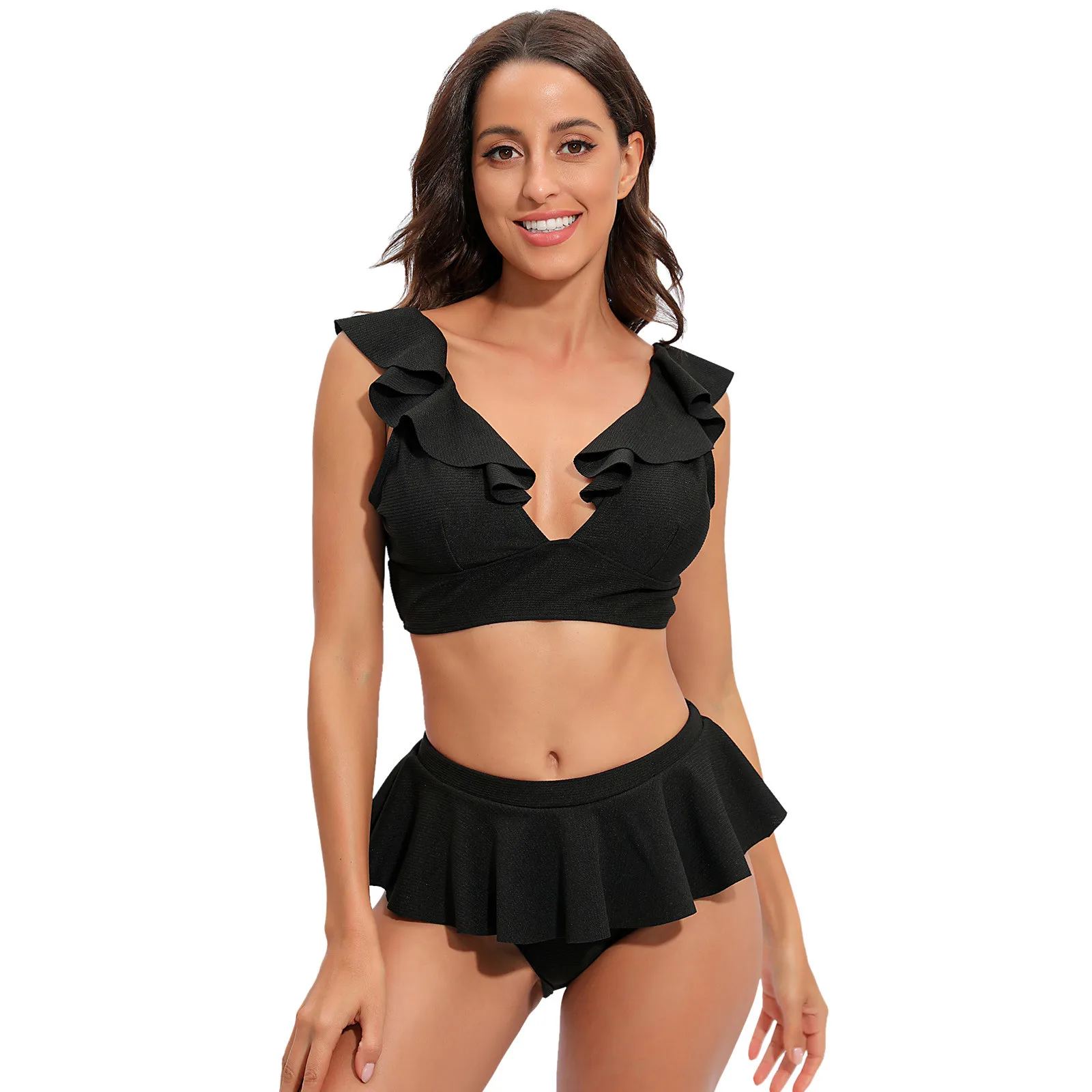 

Спортивные купальники для женщин, женские Танкини, купальники для женщин с контролем живота, купальные костюмы из двух частей, танкини, топы...