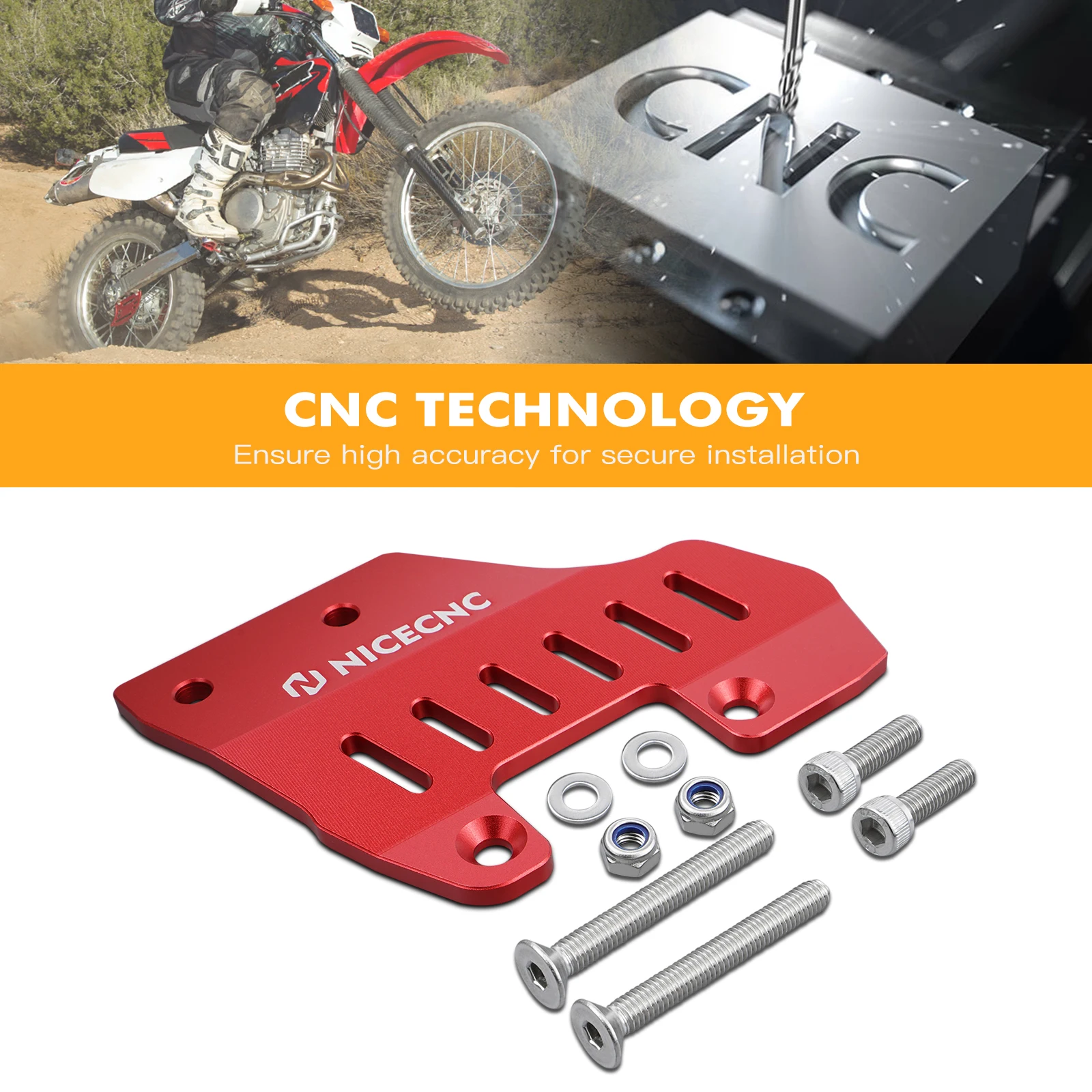 NICECNC Протектор усиления направляющих цепи Для Honda XR650L XR 650L 1993-2024 2023 2022 2021 Звездочка