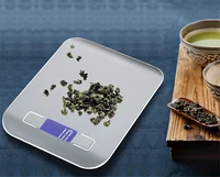 5000g 5kgg1g precise digital kitchen scale led display electronic weight scales stainless steel food cooking libra