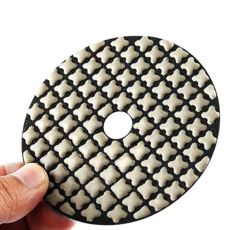 

4 дюйма 100 мм алмазная сухая полировальная подушечка, острый гибкий шлифовальный диск для гранита, мрамора, кварцевого камня, керамической плитки, шлифовальный диск