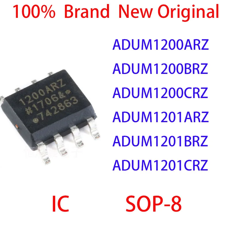 

ADUM1200ARZ ADUM1200BRZ ADUM1200CRZ ADUM1201ARZ ADUM1201BRZ ADUM1201CRZ 100% Brand New Original IC SOP-8