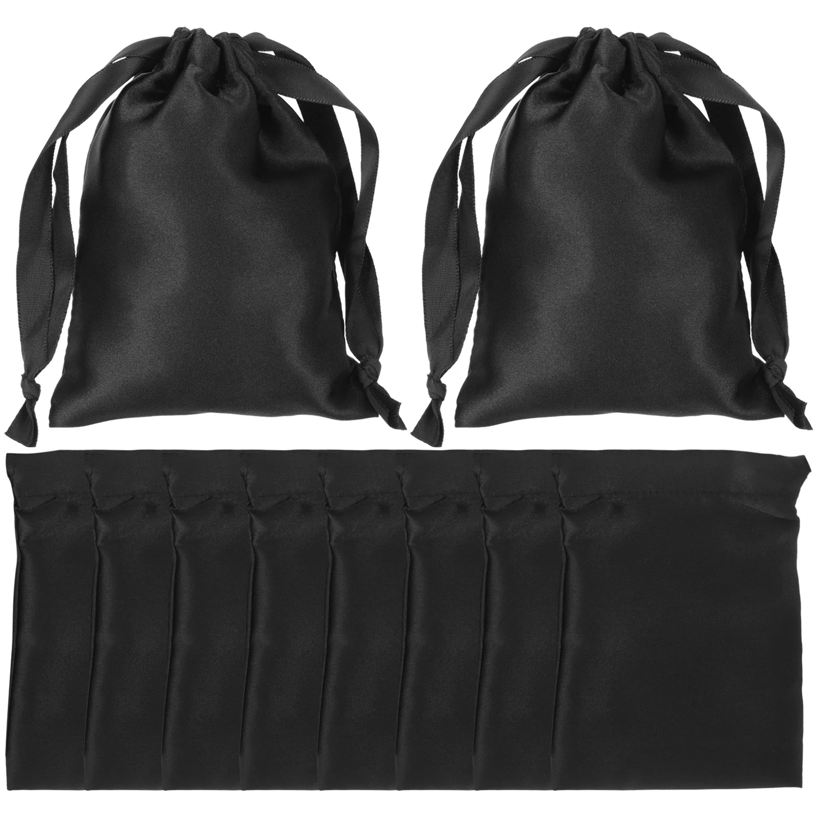 

Drawstring Jewelry Satin Gift Pouch Present Dice Festival Storage Wedding Makeup Candy Packing Organizer Travel Portable