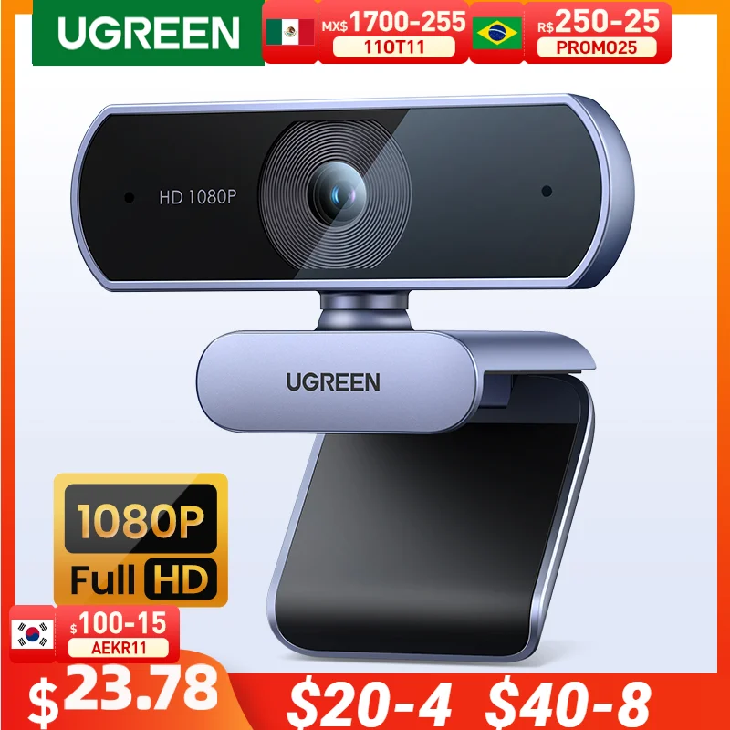 UGREEN USB Webcam 1080P HD Mini Webcam For Laptop Computer Web Camera