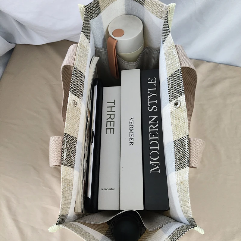 Женская сумка на плечо новинка 2024 вместительная Хлопковая женская