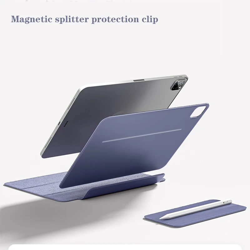 Чехол с магнитным зажимом для iPad Pro 11, 2022, 2021, Женский кронштейн для iPad Pro 12,9, 6 поколения, Air 5, 10,9, 10th, Mini6, защитная крышка