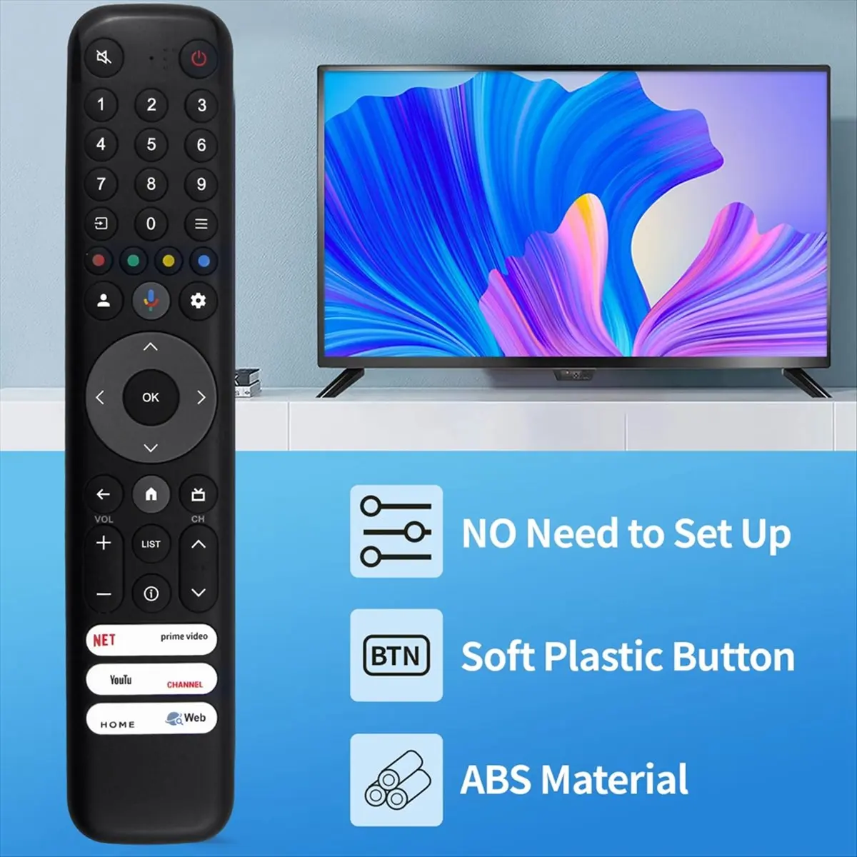 Фото (ABPO) Замена пульта дистанционного управления RC833 GUB1 для QLED Smart TV 50 55 65 75C645 P745 C745 C845 №1