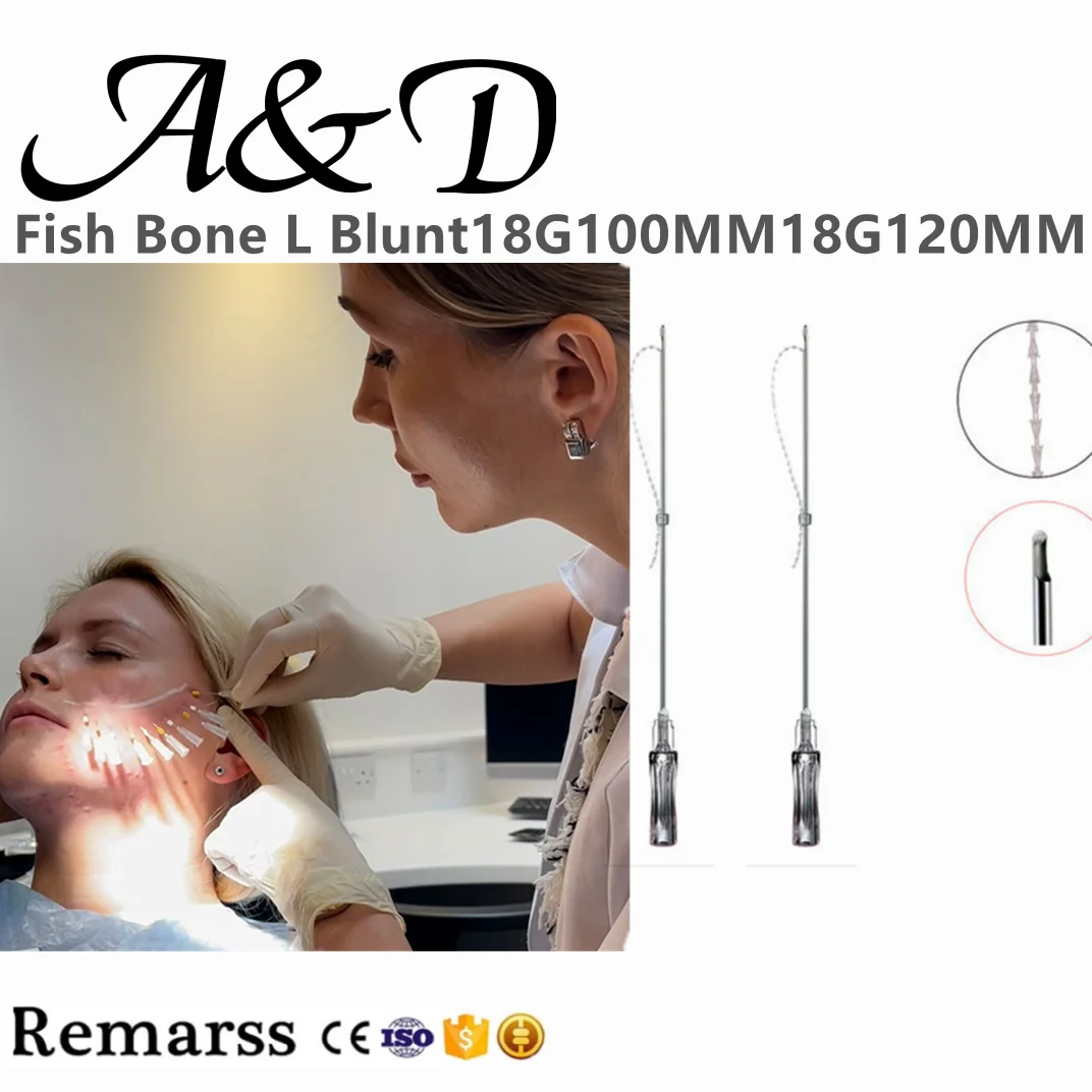 

CE Molding Cog Pcl Pdo Fish Bone L Blunt 18g100mm 120mm New Disposable