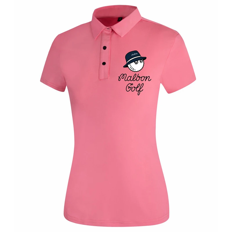 Golf clothing female spring and summer quick dry breathable stretch thin golf short sleeve tops