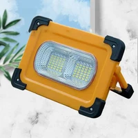 solar charging lamp led strong outdoor lighting emergency camping light household portable multi function charging floodlight