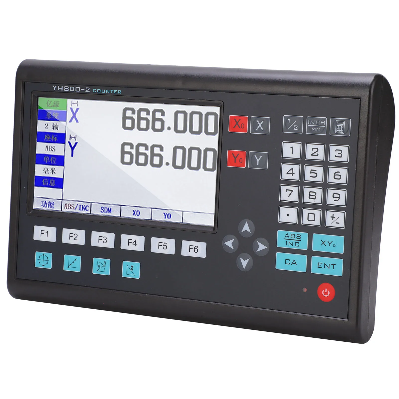 2-осевой ЖК-линейный энкодер с цифровым индикацией высокоточный инкремент TTL для