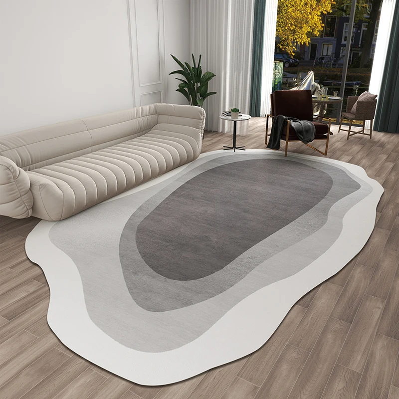 

Living Room Carpet Luxury Japanese-Style Wabi-Sabi Wind Profiled Simple Bedroom Home Sofa Nordic Ins Wind Coffee Table Floor Mat