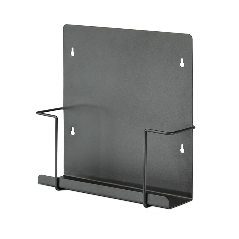 Vinyl Record Storage Display Holder Matte Black Shelf Wall Mount Stylish Records Organizer Stand