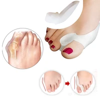 big toe straightener thumb valgus protector silicone gel foot fingers toe separator bunion adjuster feet pads relief foot pain