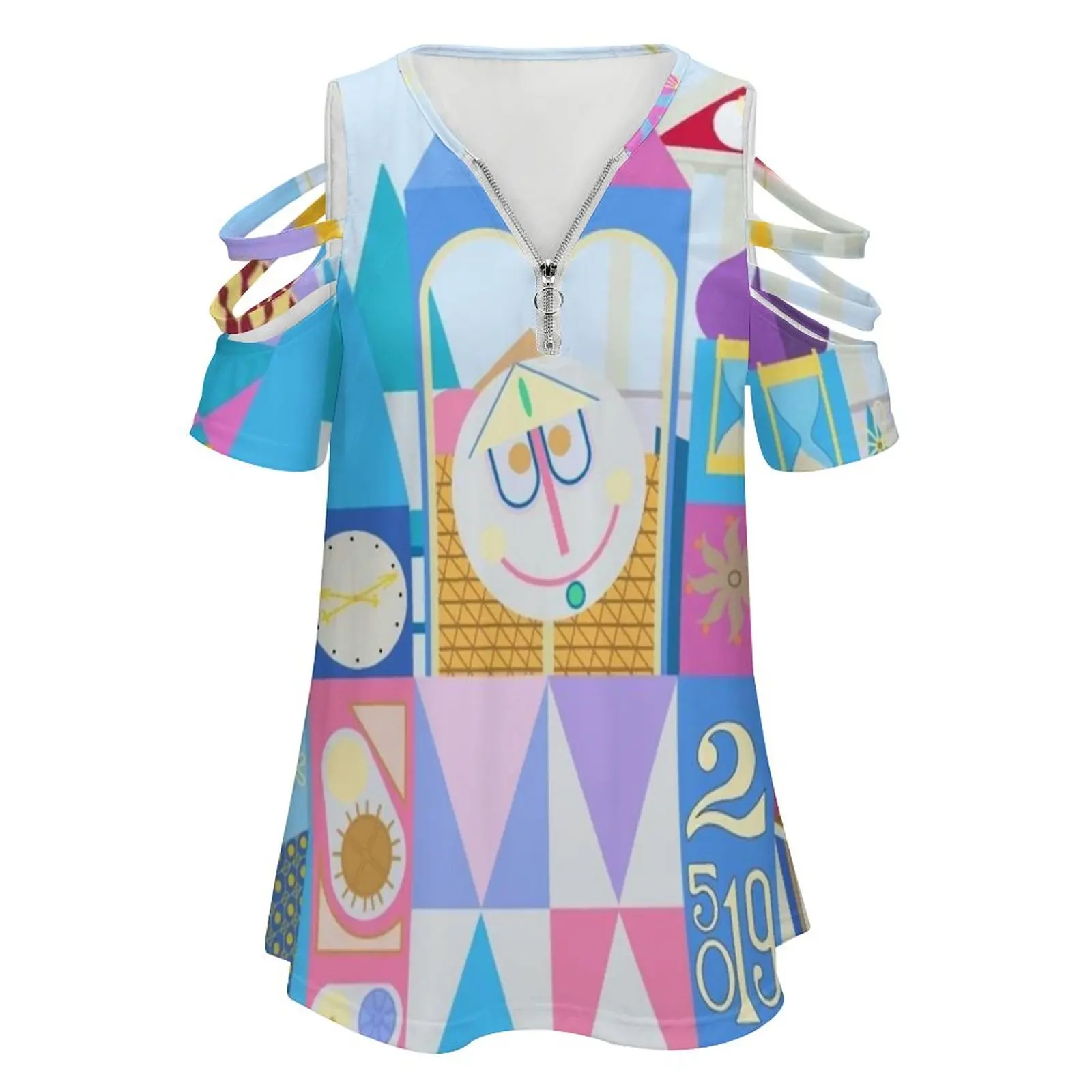 Топ женский с открытыми плечами и коротким рукавом модная рубашка в стиле Токио