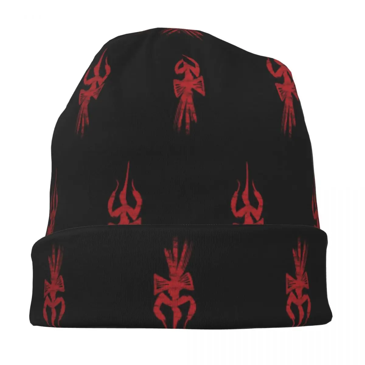 Божественный тришул и дамру Лорд Шива теплая вязаная шапка шляпа в стиле хип-хоп