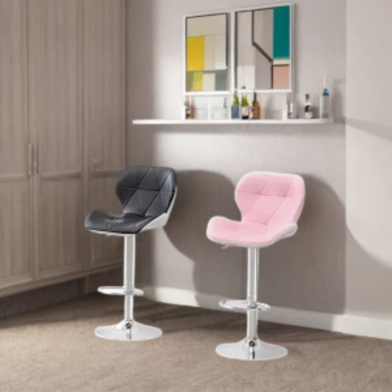 Роскошные скандинавские минималистичные коктейльные барные стулья с высокой