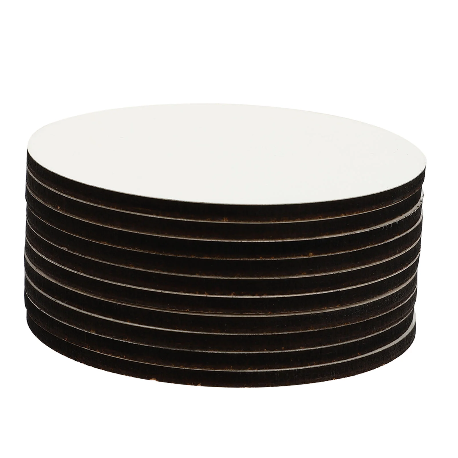 

10pcs Practical Coasters Round Thermal Transfer Coasters Useful Teacup Mat