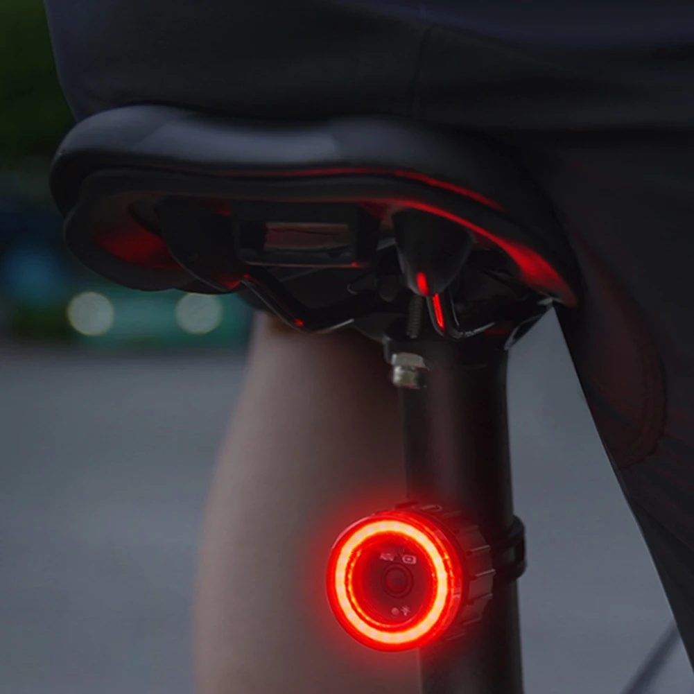 

Smart Bike Tail Light With Auto Brake Sensing IPX6 Waterproof Brake Taillight 3.7V LED Charging Cycling Mounting Lamp Bike Parts