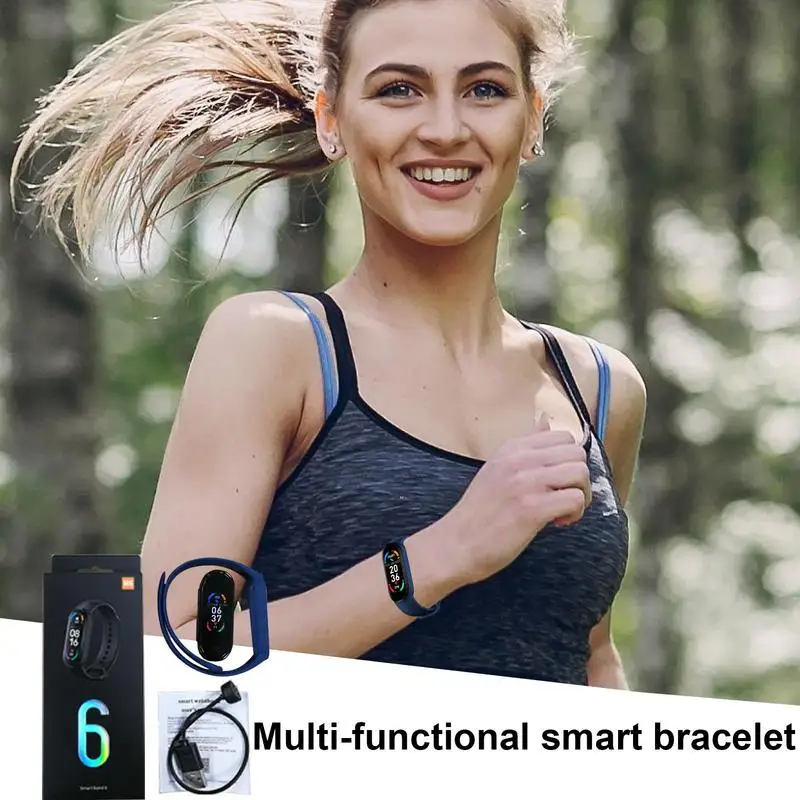 Фитнес-трекер с пульсометром водонепроницаемые Смарт-часы монитором сна и