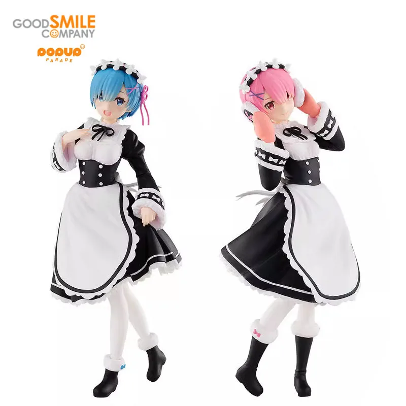 

GSC Good Smile POP UP PARADE RAM REM Re Life In A Different World From Zero Memory Snow Ice Season Ver Model Toys Collection