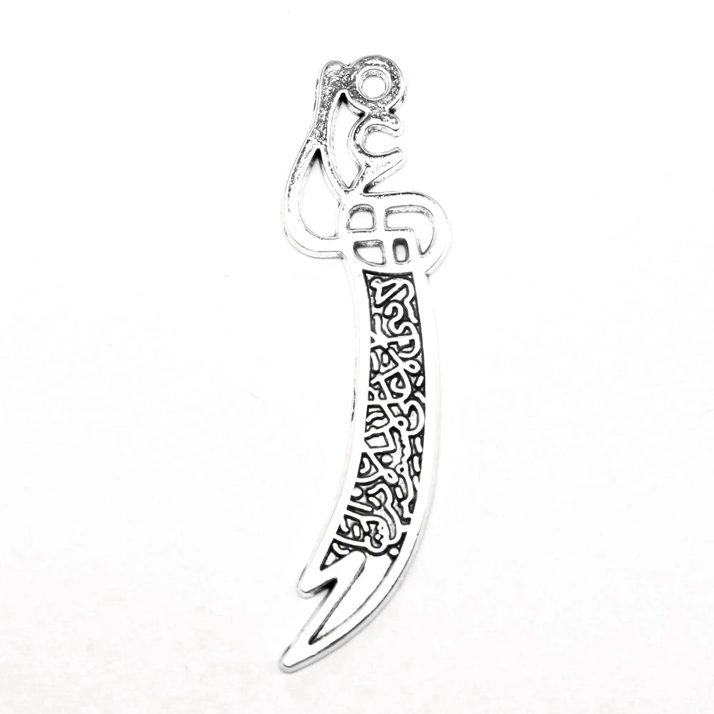 

9pcs Hand Made Jewelry Accessories Parts Scabbard Charms Pendant 16x59mm