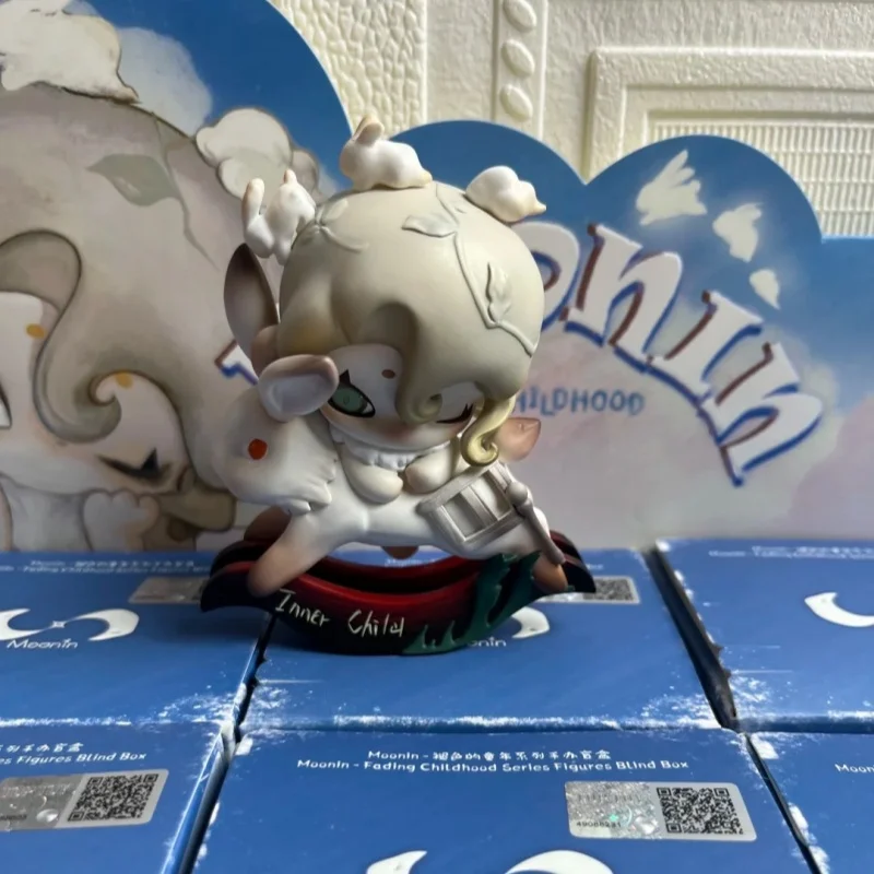 Фото Оригинальные фигурки Toptoy Moonin Fading Series в слепых коробках, коллекционные игрушки, загадочные коробки, милые модели, модные игрушки, сюрприз, подарок на день рождения №4