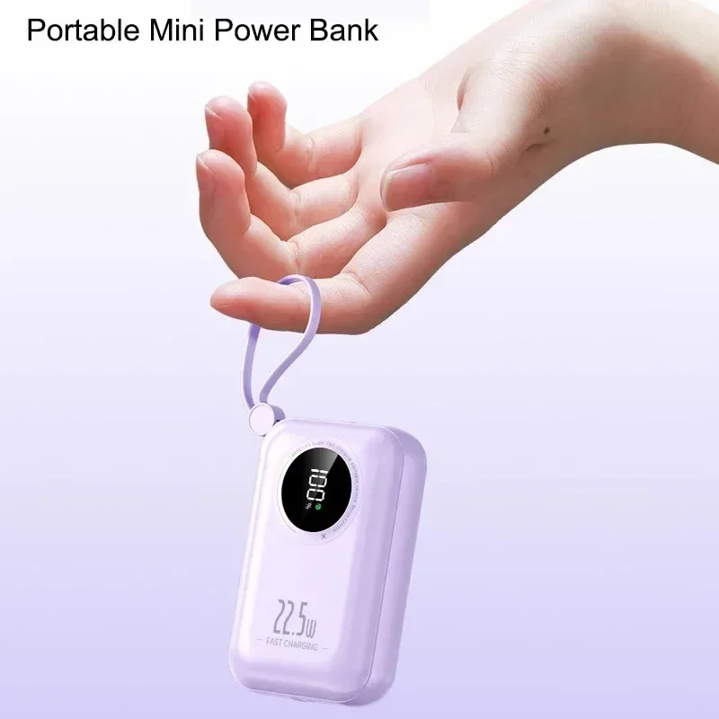 Мини-Power Bank 22 5 Вт 20000 мАч портативное зарядное устройство с быстрой зарядкой