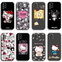 takara tomy hello kitty phone cases for samsung galaxy a31 a32 a51 a71 a52 a72 4g 5g a11 a21s a20 a22 4g back cover carcasa