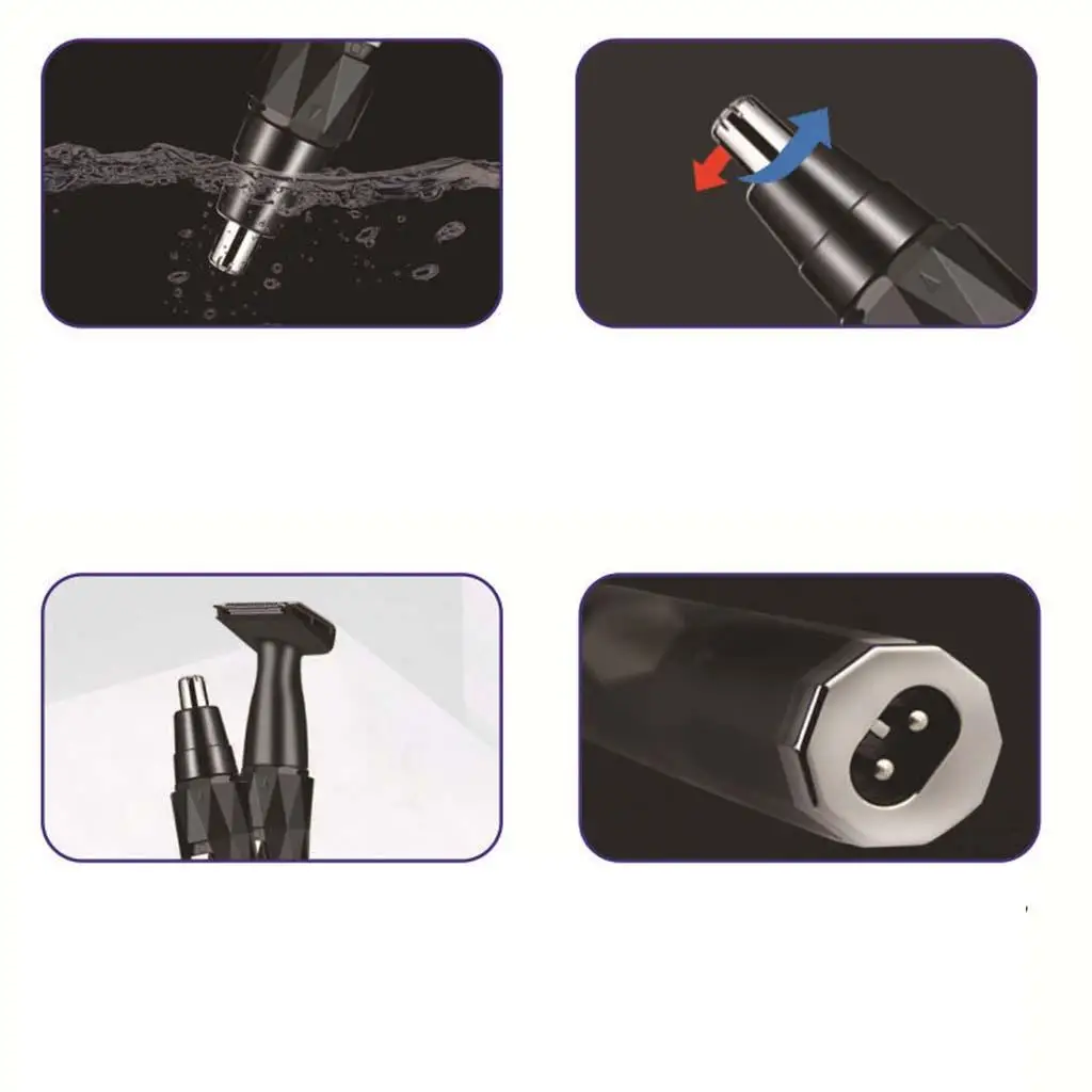 

Shaving Nose Ear Trimmer Headsets Rechargeable for The Removal of