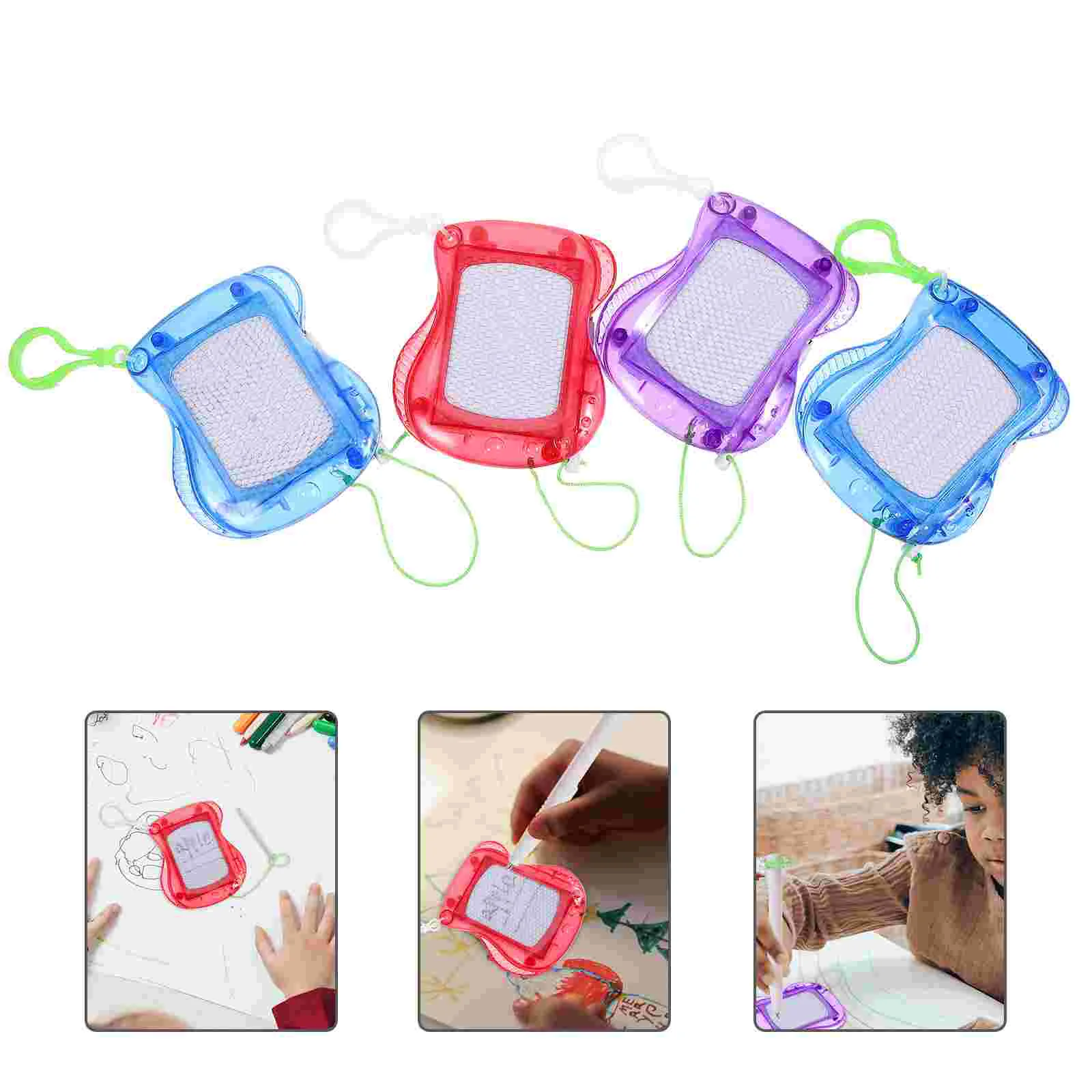 

4Pcs Erasable Magnetic Useful Writing Board Drawing Board Painting Pad Sketching Pad