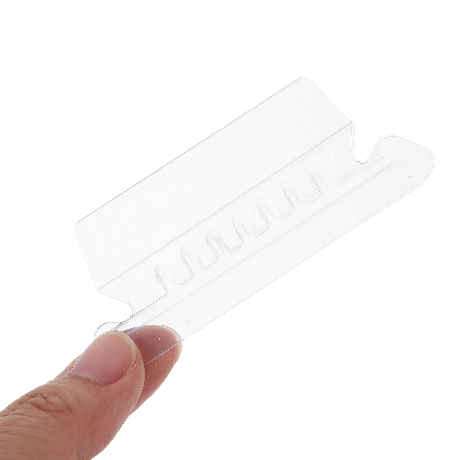 100 шт. рабочая папка с зажимом для этикеток съемные этикетки из ПВХ маленькие