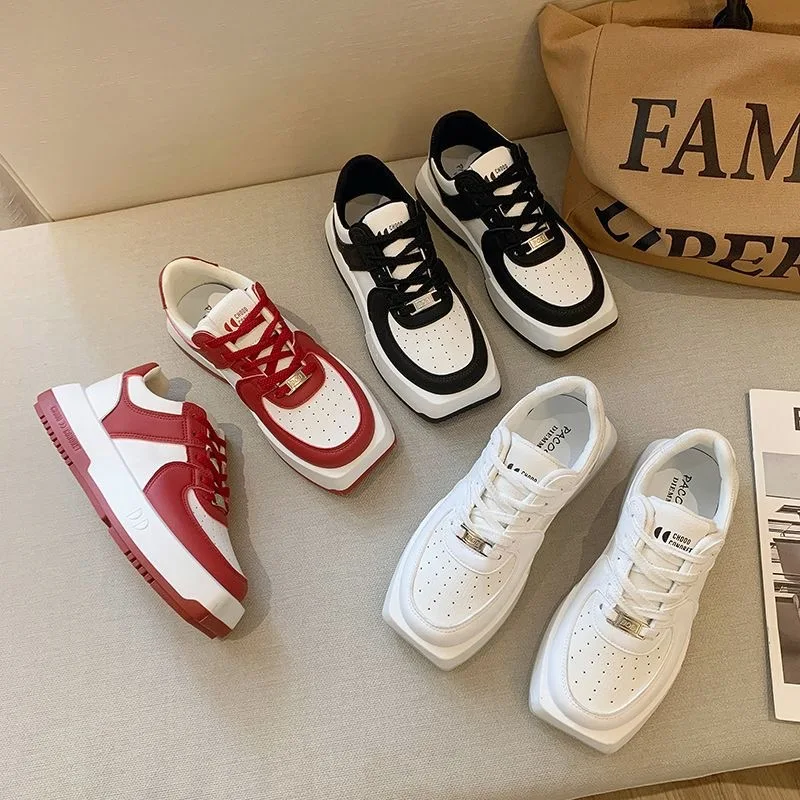 

Модная женская обувь Warrior 2023, повседневные женские кроссовки из искусственной кожи на массивной подошве со звездами, роскошные прогулочные туфли