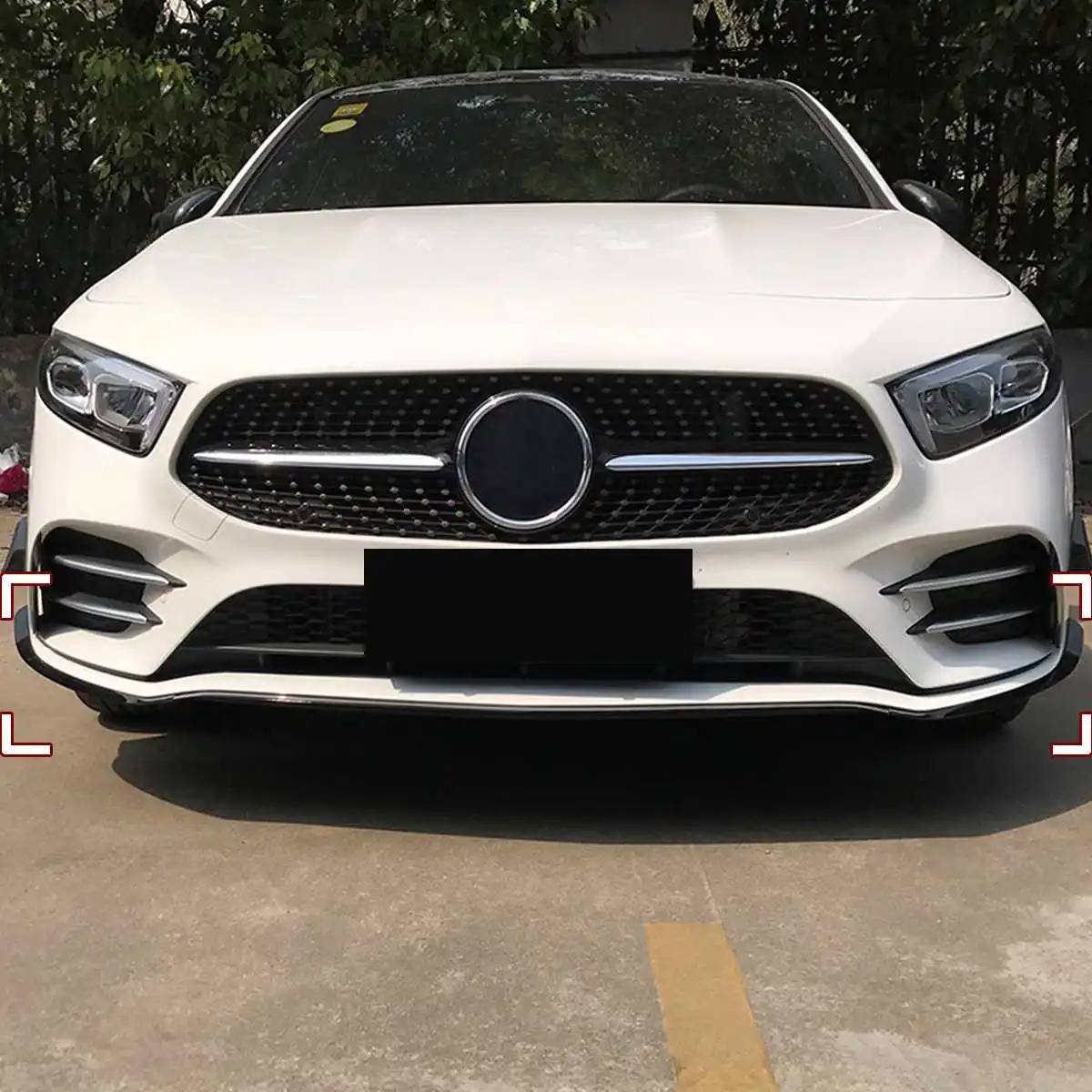 Разветвитель губ переднего нижнего бампера для Mercedes-benz A Class W177 A180 A200 A220 A250 AMG 2019 2020