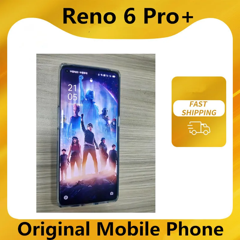 Новинка смартфон Oppo Reno 6 Pro + Plus телефон на базе Android сканер отпечатков пальцев