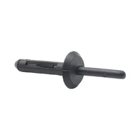 100pcs 6mm push bumper fender door trim panel clip black plastic blind pop rivet fastener for gm ford chrysler