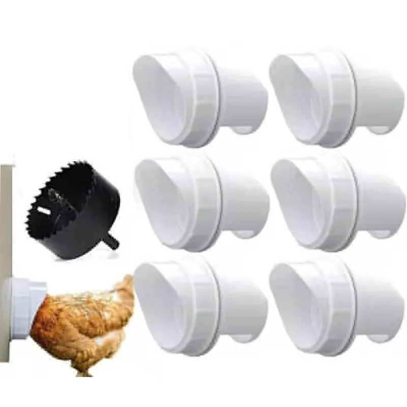 

Rainproof Poultry Feeder Port DIY Chicken Coop Poultry Pro Feeding Kit Special Tools For Breeding Chickens Ducks Hot Sale 2022
