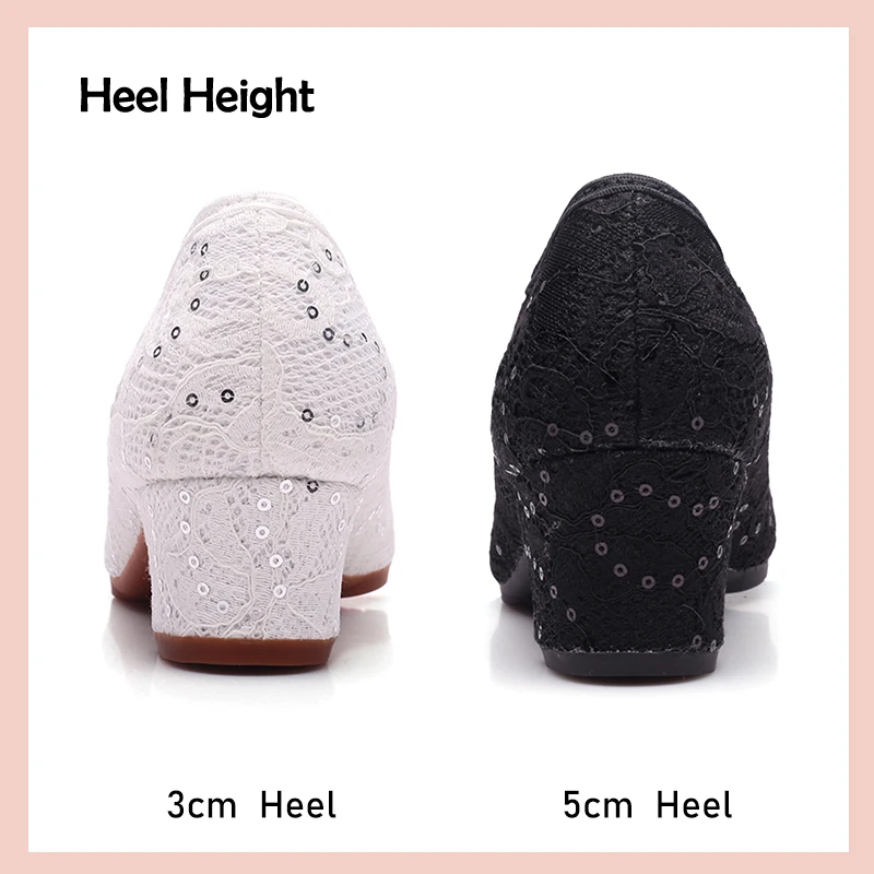 DKZSYIM Women Lace Dance Shoes Comfortable Outdoor Modern Tango Jazz Dancing Shoes Woman Dance Sneaker SIZE 34-41