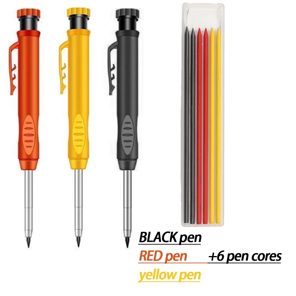 Механический карандаш 2,8 мм, стержень HB, разноцветные стержни ...