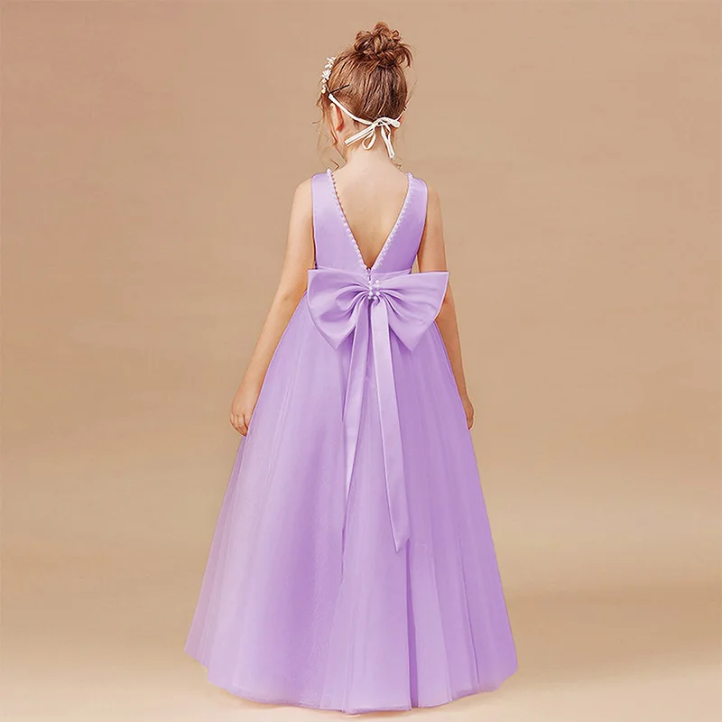 Детское платье Evebridal А-силуэта из полиэстера