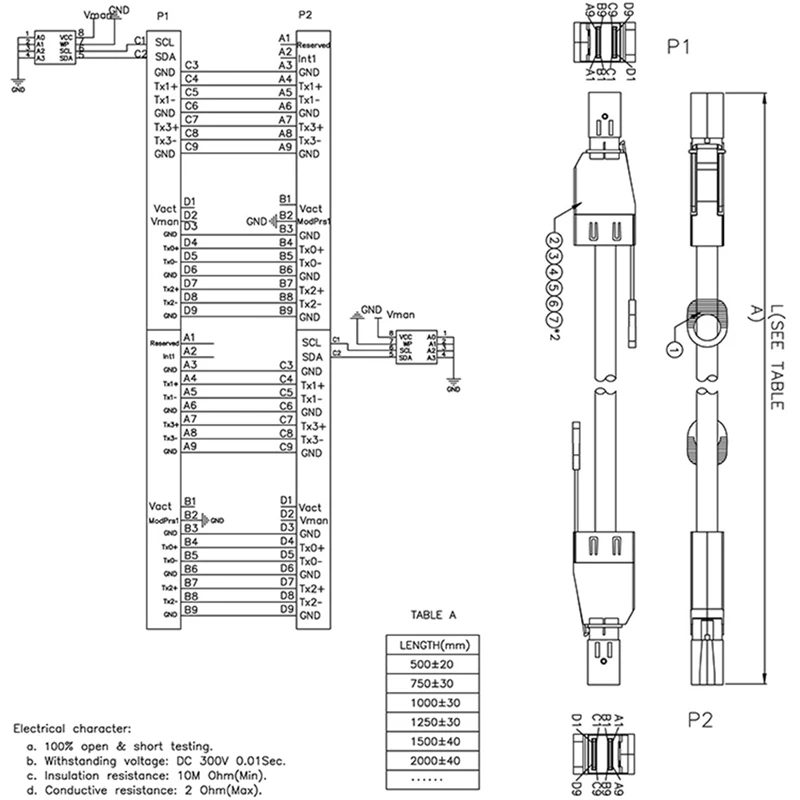 1M 2M HD Mini SAS SFF 8644 — внешний кабель 12 Гбит/с Компьютер Высокоскоростной серверный