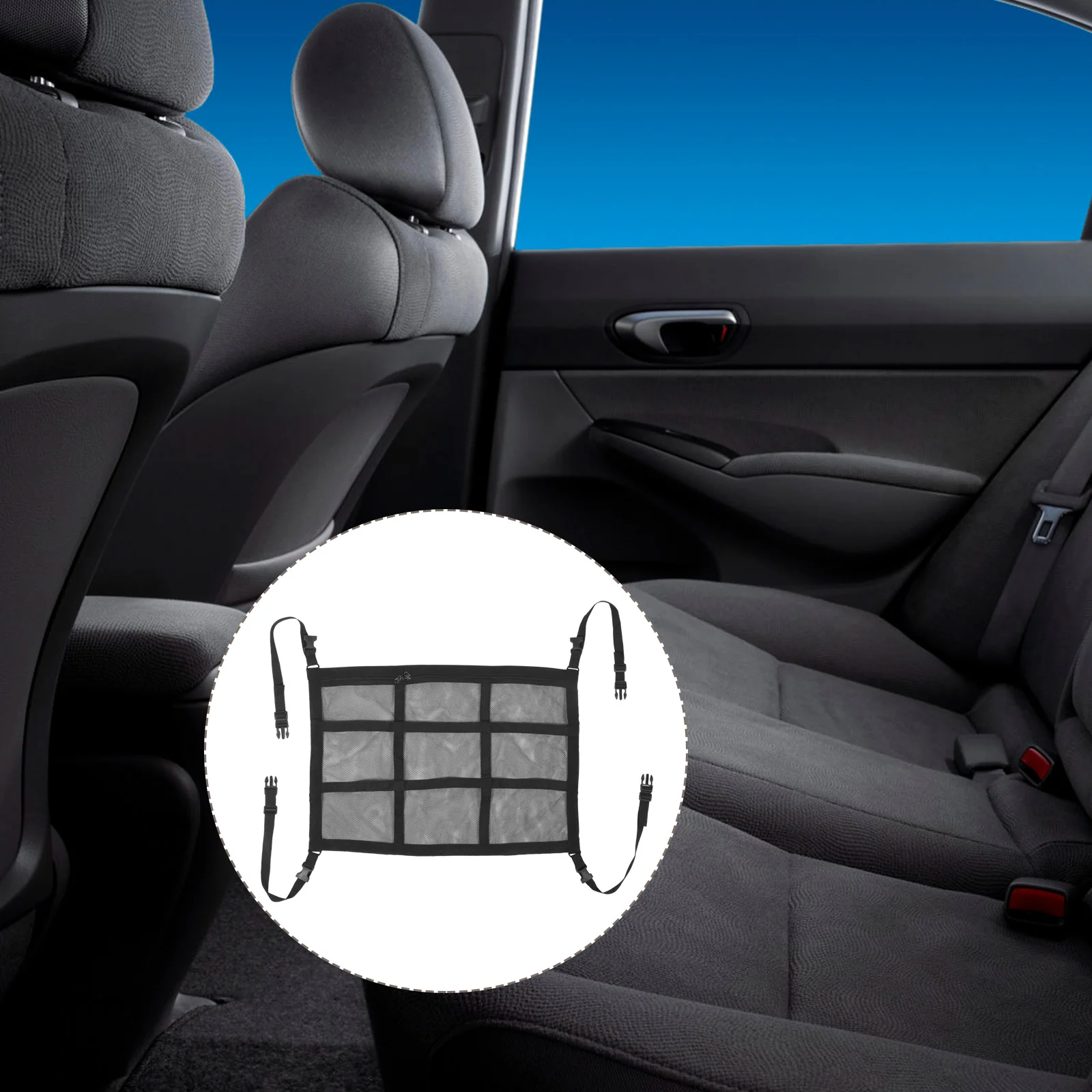 

Car Ceiling Net Universal Car Cargo Net Strong Bearing Roof Cargo Net Organizer Pouch