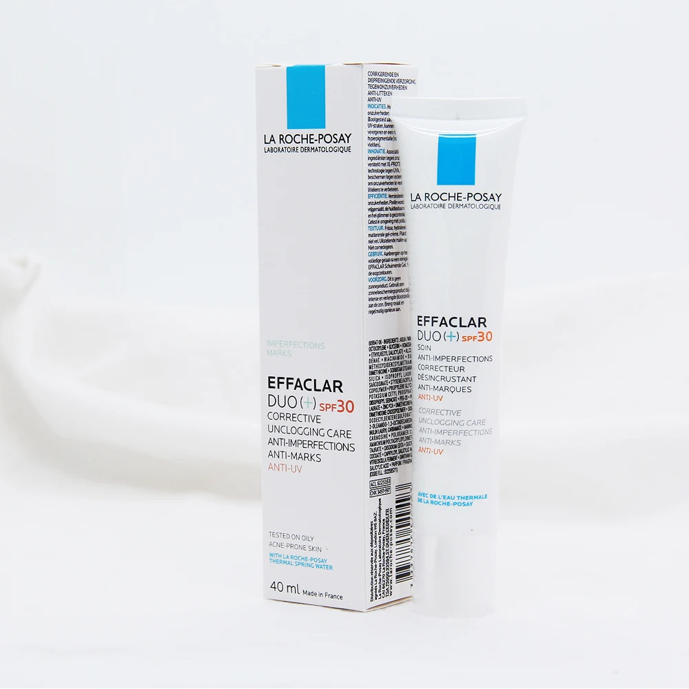 

La Roche Posay Effaclar Duo+ SPF30Acne Treatment Cream Anti Blemish Reduce Spots Blackhead Anti UV Antioxidant Serum 40ml