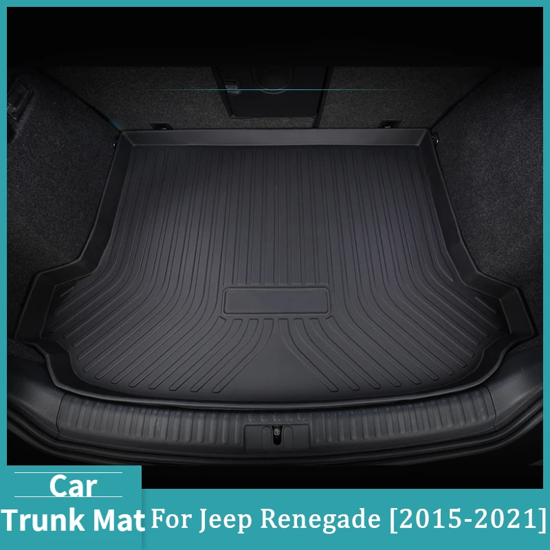 

TPE Silica Car Trunk Mat For Jeep Renegade 2015 2016 2017 2018 2019 2020 2021 Cargo Liner Accessories Interior Boot Renegade