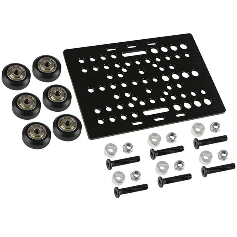 

Aluminium Gantry Plate Set 20-80Mm With V-Slot Solid V Wheel POM Kit For Profiles CNC Machine Part 3D Printer Parts