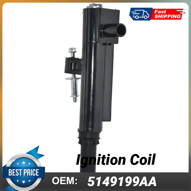 Фото 5149199AA Катушка зажигания для Dodge Dakota Durango Nitro, Jeep Commander Liberty, Mitsubishi Raider, Ram 1500 №1