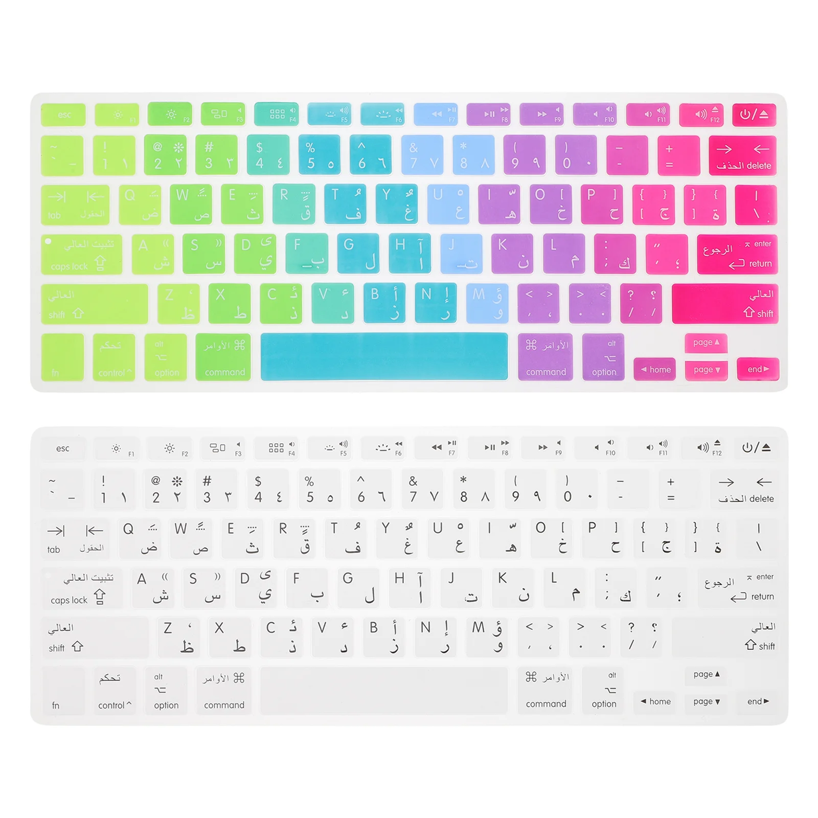 

Keyboard Cover Protector Skin Silicone Laptop Typewriter Stylearabic Water Proof Film Case Air Rainbow Accessories Versatile