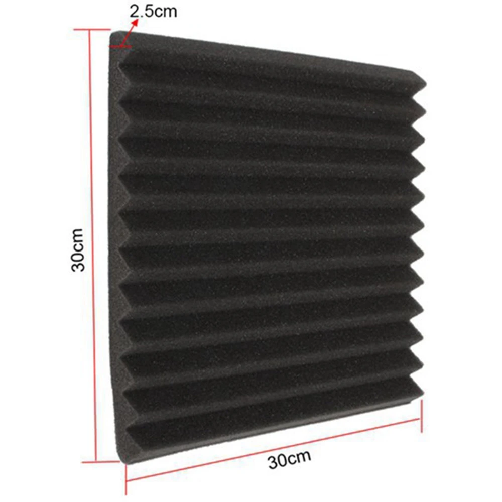 

50 Pcs Acoustic Panel Soundproof Studio Foam for Wall Sound-Absorbing Panel Soundproof Board Wedge for Home,2.5X30X30cm